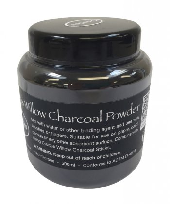 Coates Premium Artist's Willow Charcoal - Medium, Box of 25